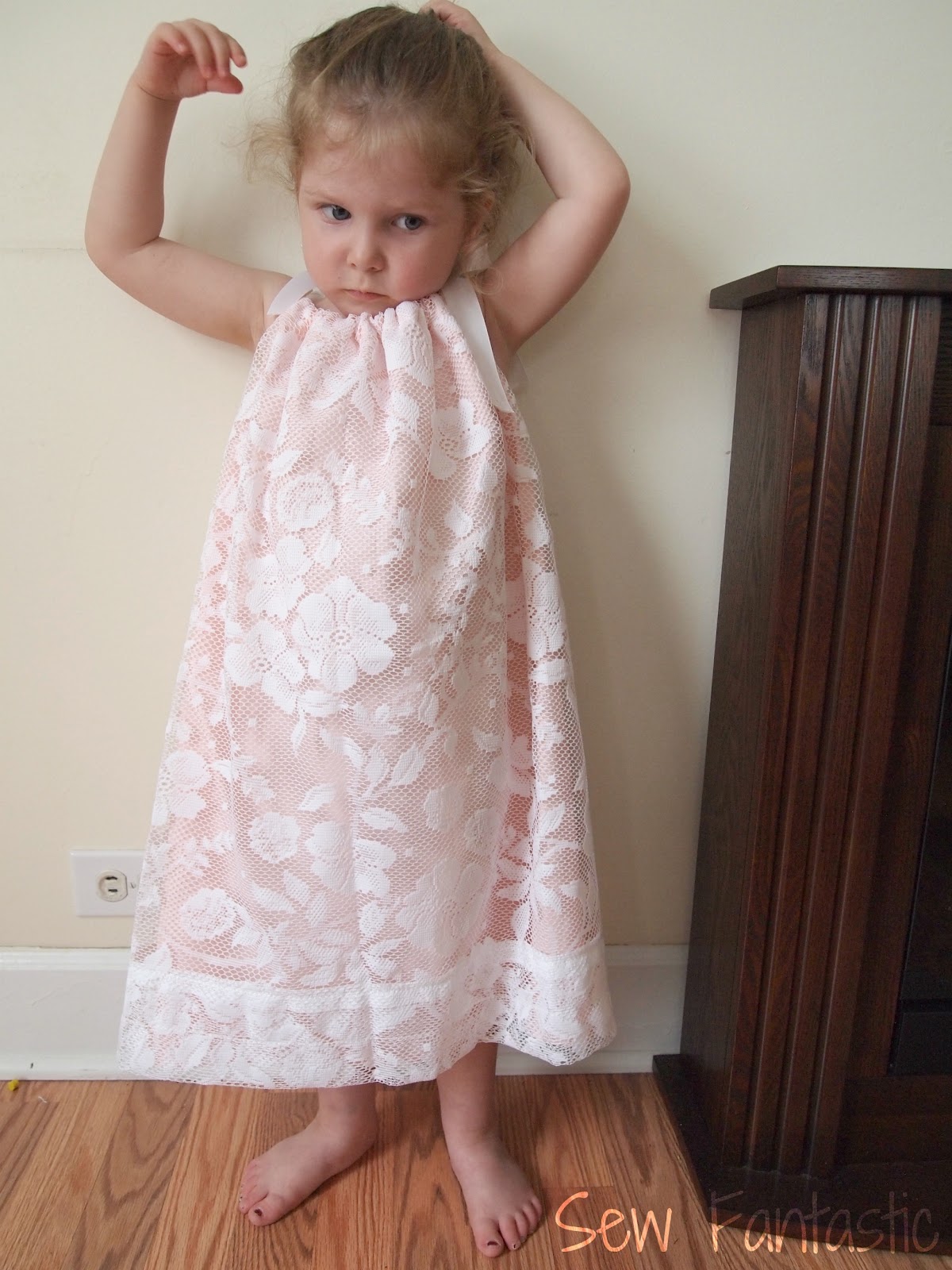 Sew Fantastic Lace Pillowcase Dress