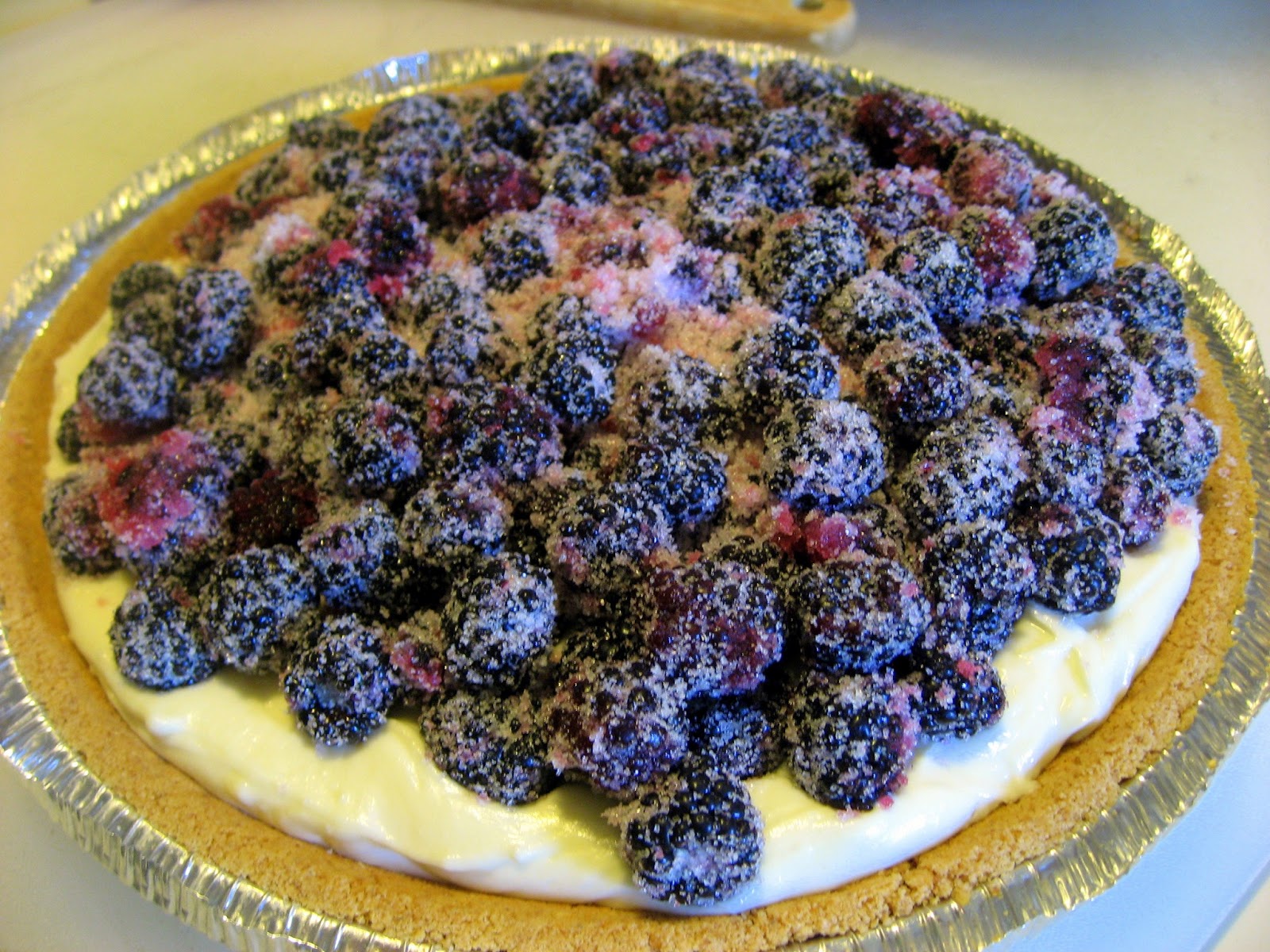 Quick NoBake Blackberry Cheesecake Tutorial