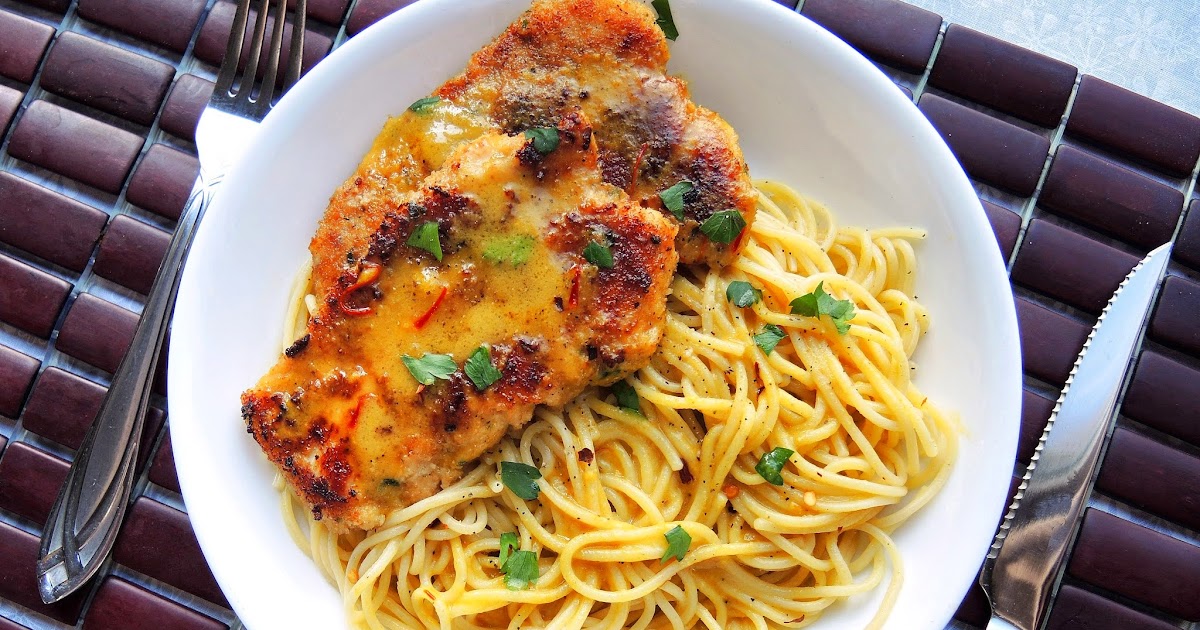 Cooking Creation Chicken Scallopini with Saffron Cream Sauce