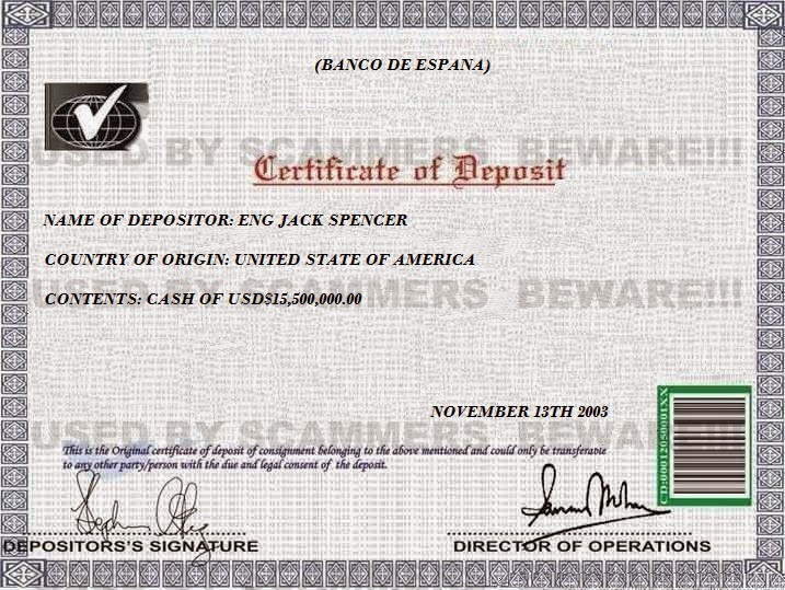 fake death certificate
