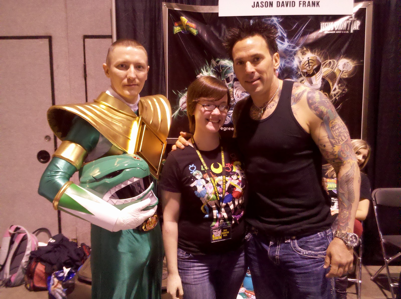 Kerry got to meet Jason Dave Frank who portrays Tommy the Green/White Range...