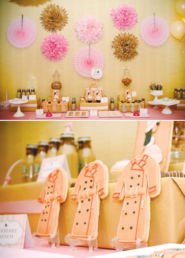 rivernorthLove Burberry Inspired Baby Shower