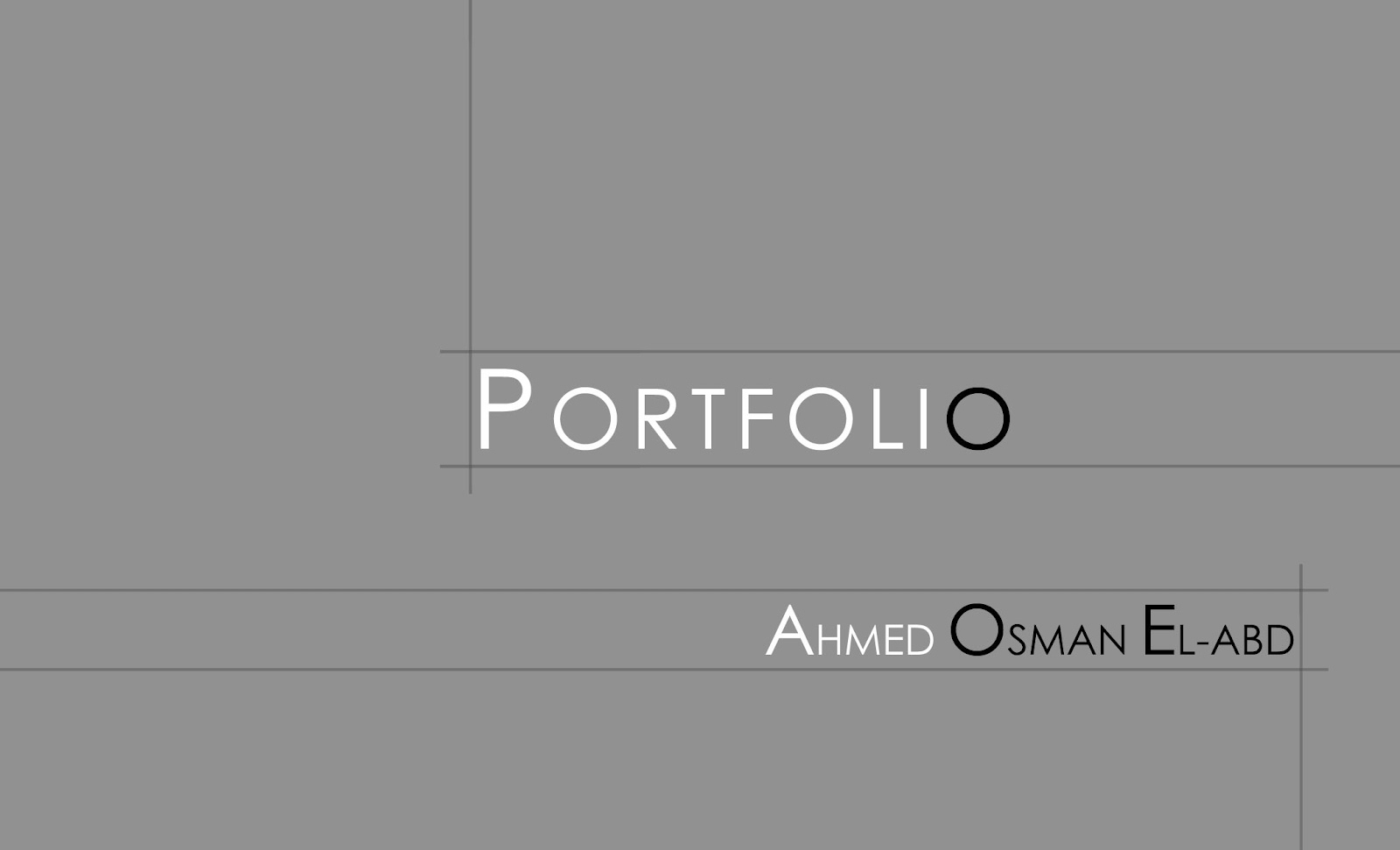 portfolio first page