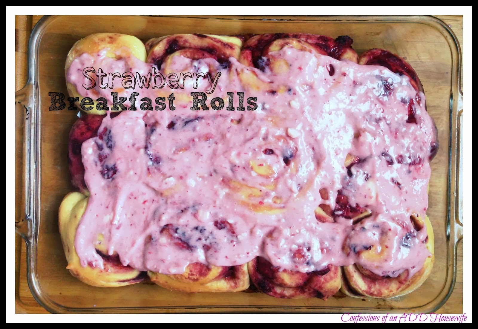 Confessions of an ADD English Teacher Strawberry Breakfast Rolls