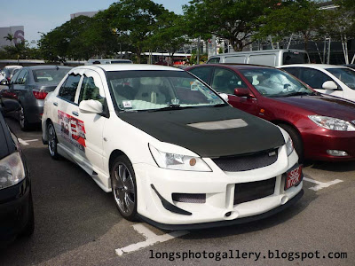 Modified Lancer GLX with Gialla body kit