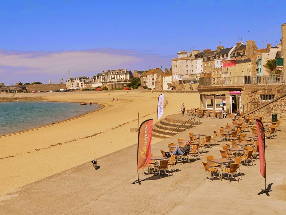 Photo du café vegan de la plage à Saint-Malo