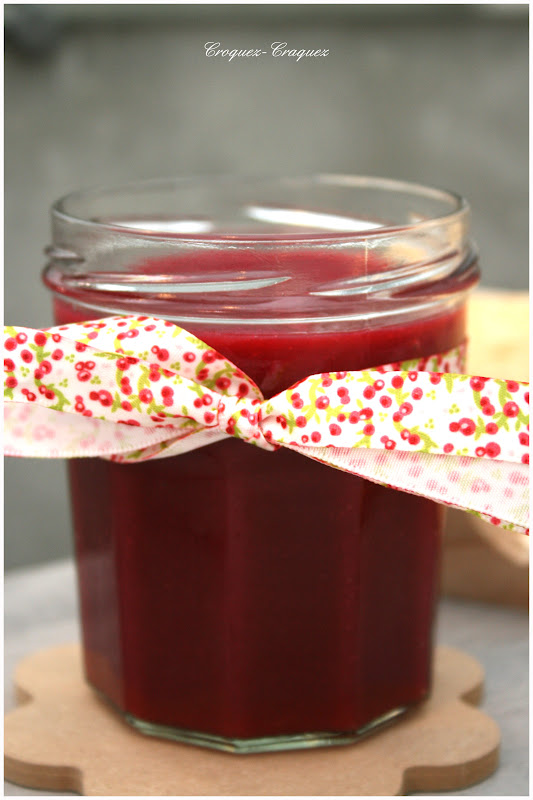 Croquez, craquez Compote rhubarbe cerise