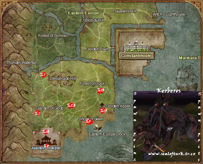 Silkroad Online Unique Spawn Location Maps | GuideScroll
