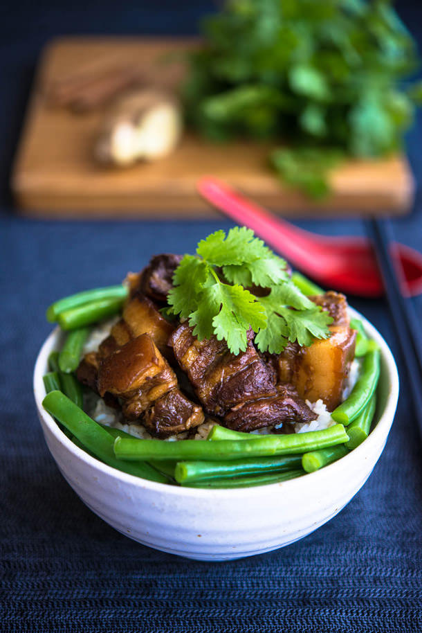 Braised Pork and Beans