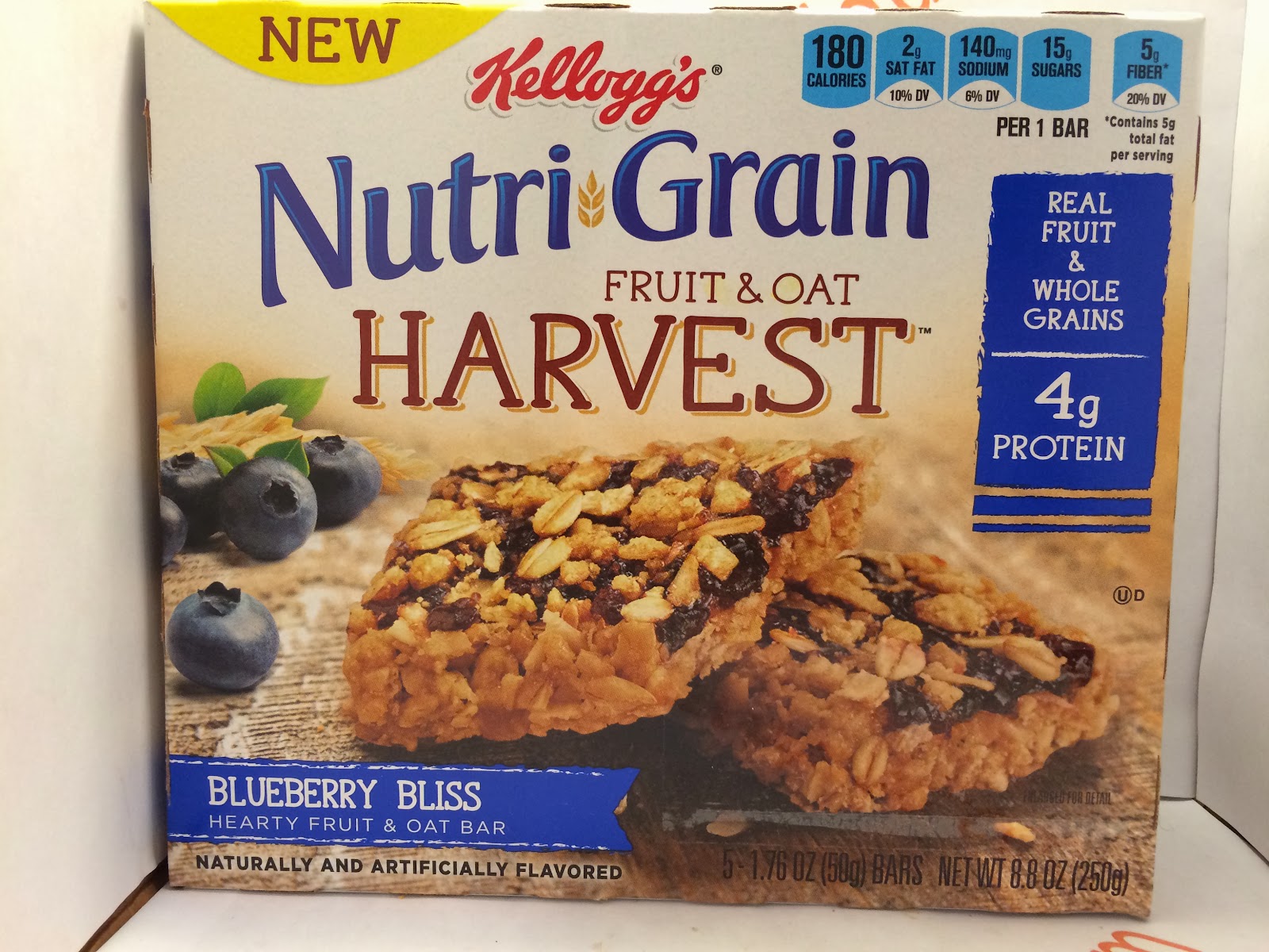 Crazy Food Dude Review Kellogg's NutriGrain Fruit & Oat Harvest