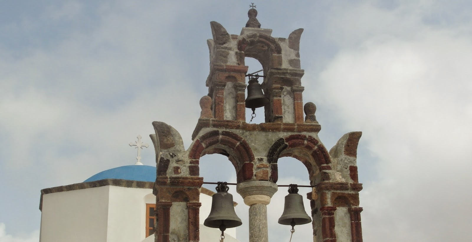 Santorini - kościoły w Pyrgos