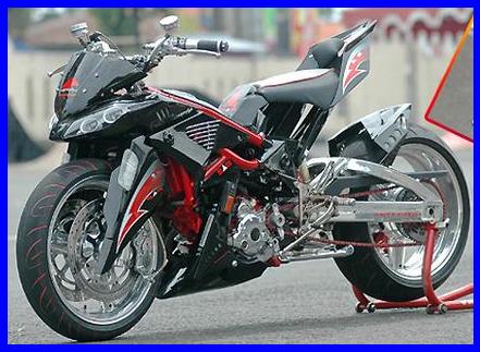 merancang modifikasi motor jupiter mx sendiri foto modif jupiter mx title=