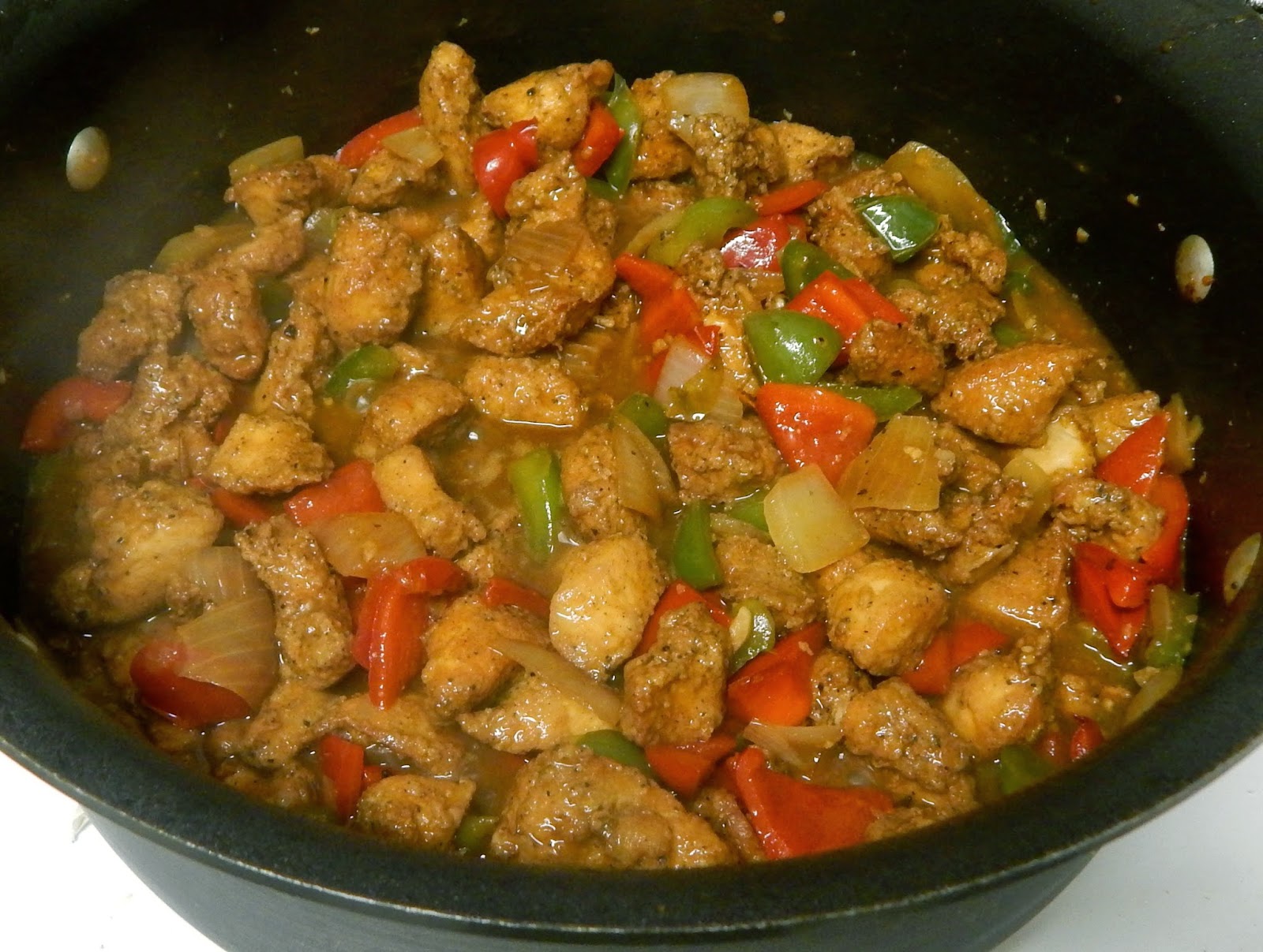 Palatable dishes from Jess's kitchen ) Easy Chili Chicken ( Indian