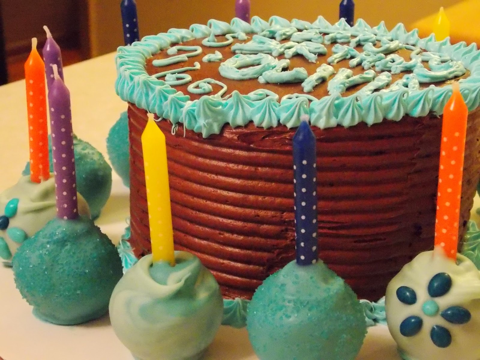 One Main Ingredient... Love. A Birthday Cake & Cake Pop Candles