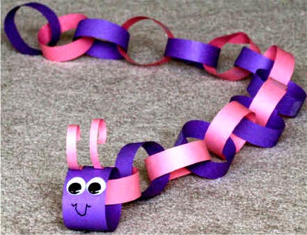caterpillar craft for kids