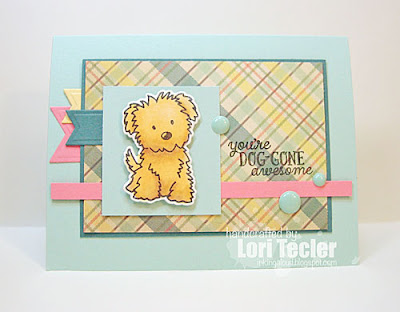 You're Dog-Gone Awesome card-designed by Lori Tecler/Inking Aloud-stamps from Avery Elle You're Dog-Gone Awesome card-designed by Lori Tecler/Inking Aloud-stamps from Avery Elle