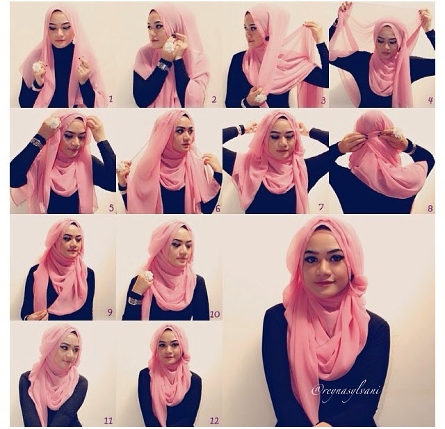 loose hijab tutorial