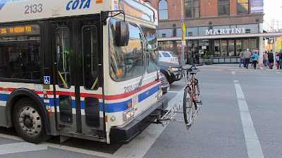 Columbus wheelie bus