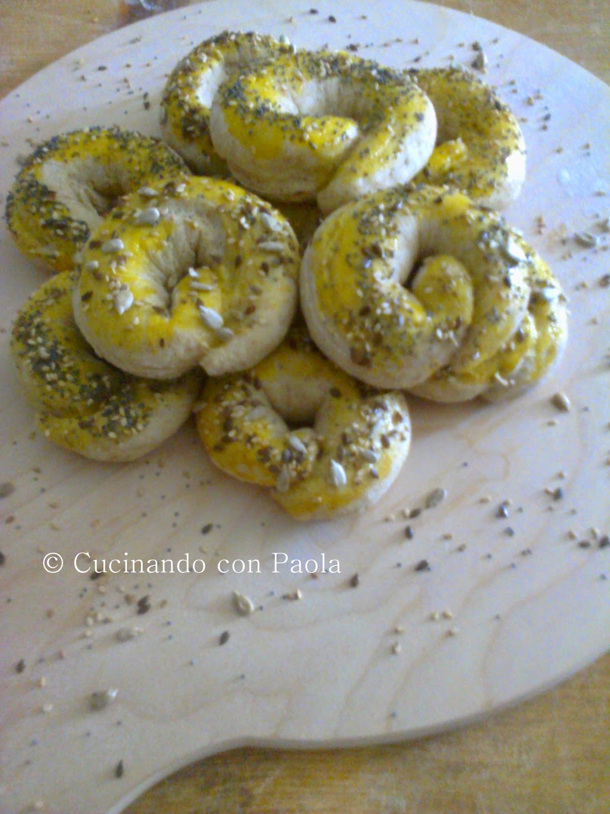 ciambelle con mix di semi