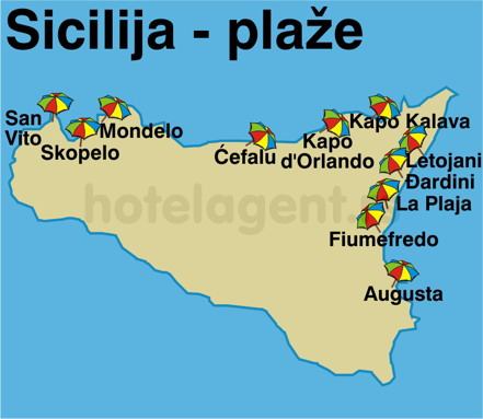 sicilija mapa ITALIJA SICILIJA ~ Nautilus Travel sicilija mapa