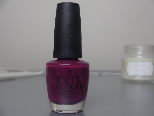 O.P.I Get Cherried Away Nail Lacquer Review 1
