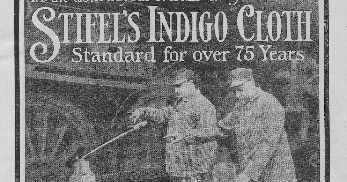 vintage workwear STIFEL INDIGO CLOTH OVERALLS