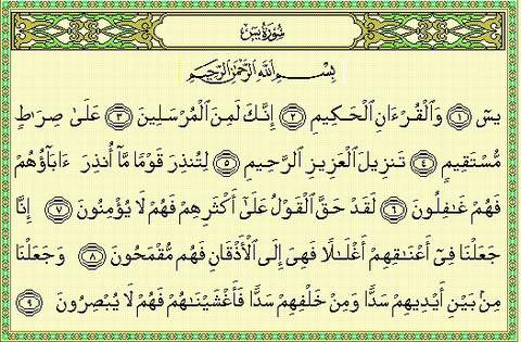 Surat Yasin Tentang Jodoh 31 Ogos 2018