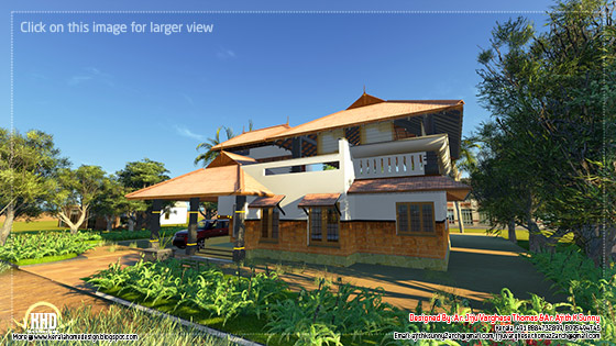 Kerala traditional house design