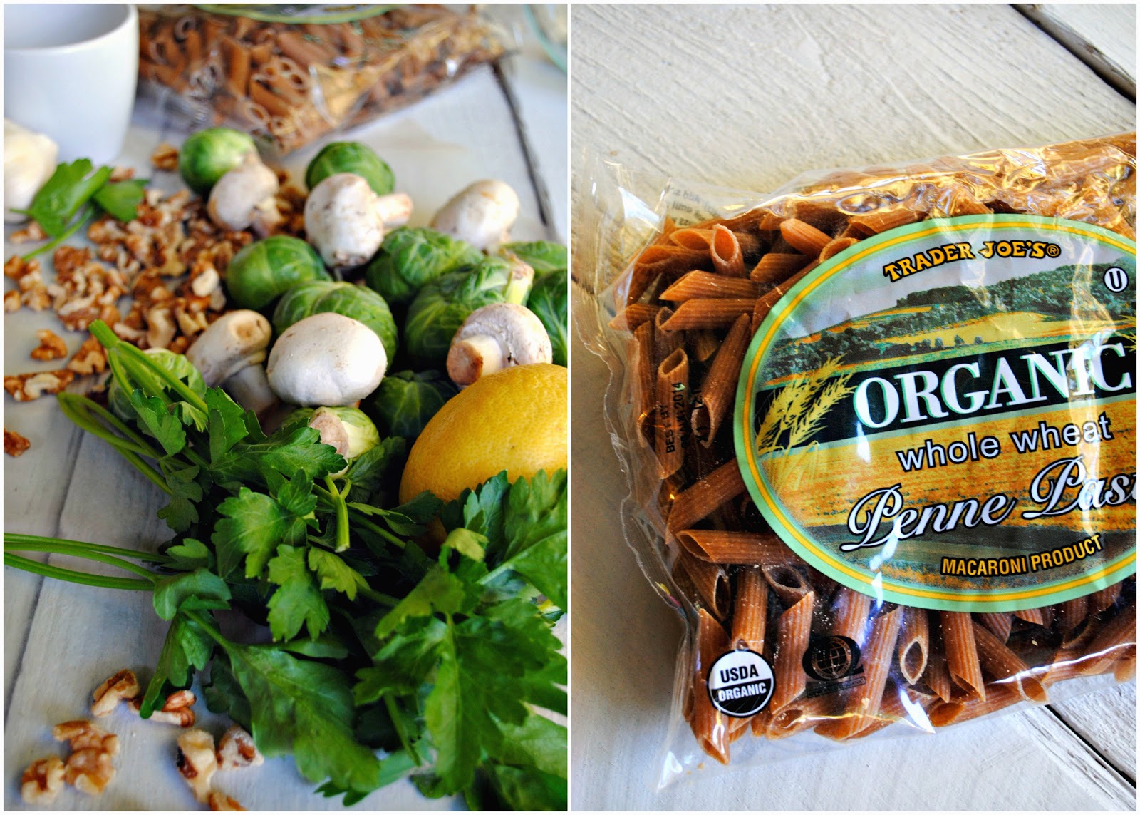 A Clove of Garlic, A Pinch of Salt Whole Wheat Pasta with Walnut