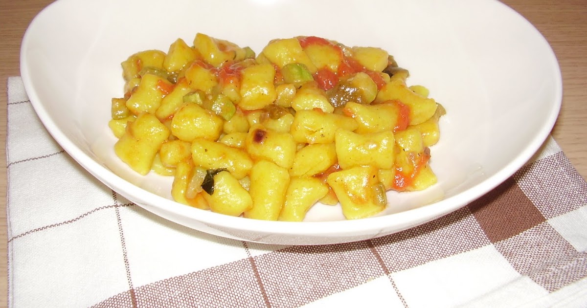 Sale e Pepe quanto basta Gnocchetti allo zafferano con verdure