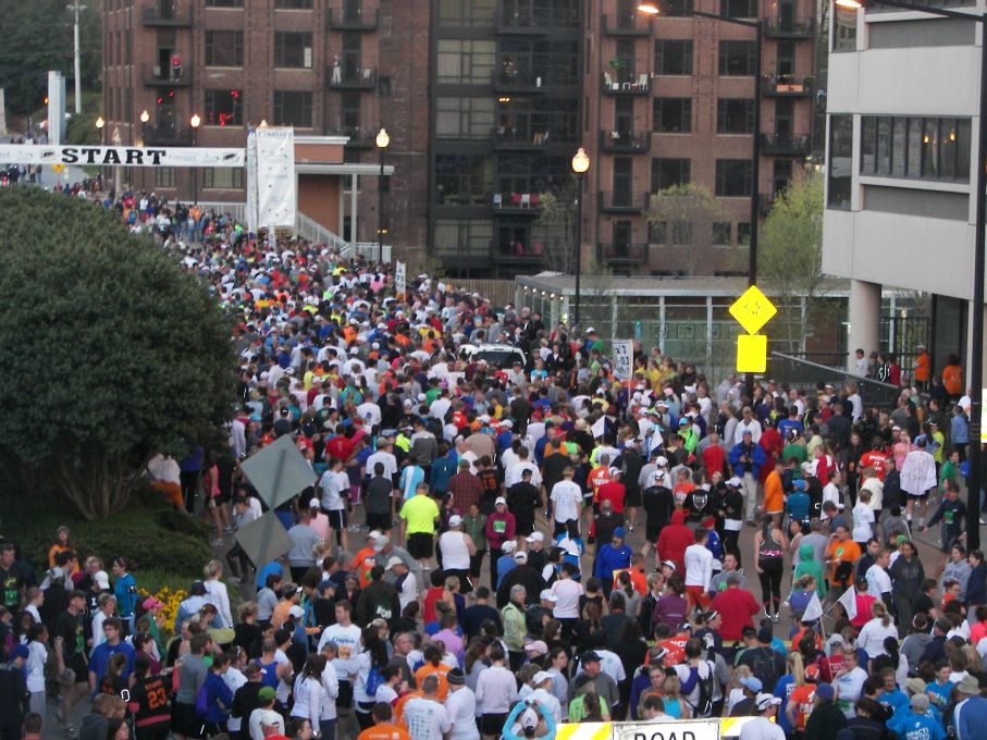 Where to Start? Knoxville Marathon! Inside of Knoxville