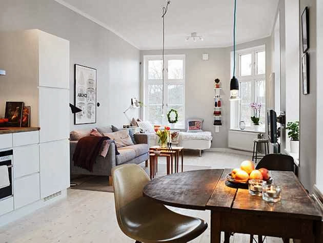 Inspiration for small space apartment interior