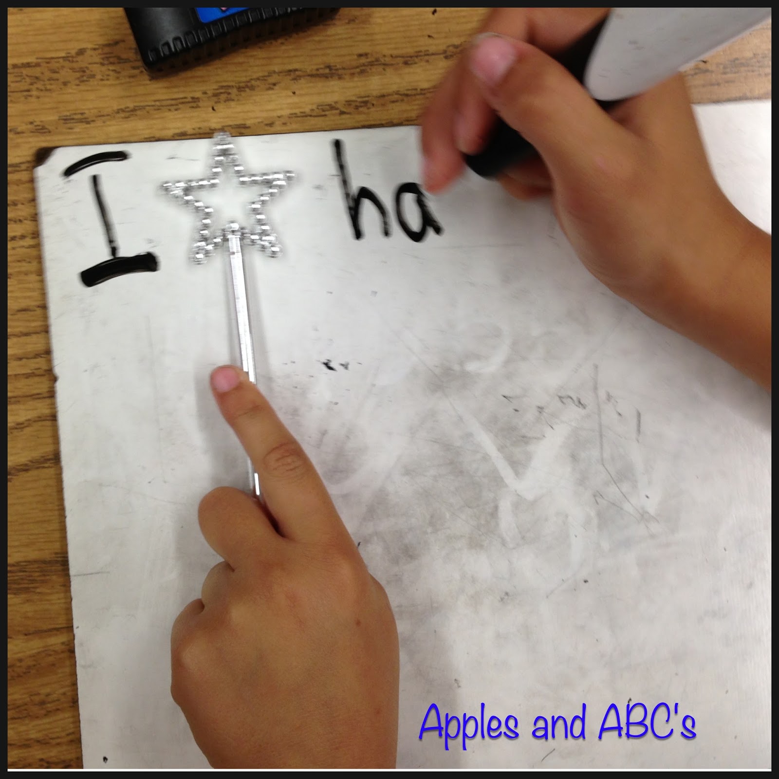 Finger Space Problem? Nothing a Magic Wand Can't Fix... Apples and ABC's