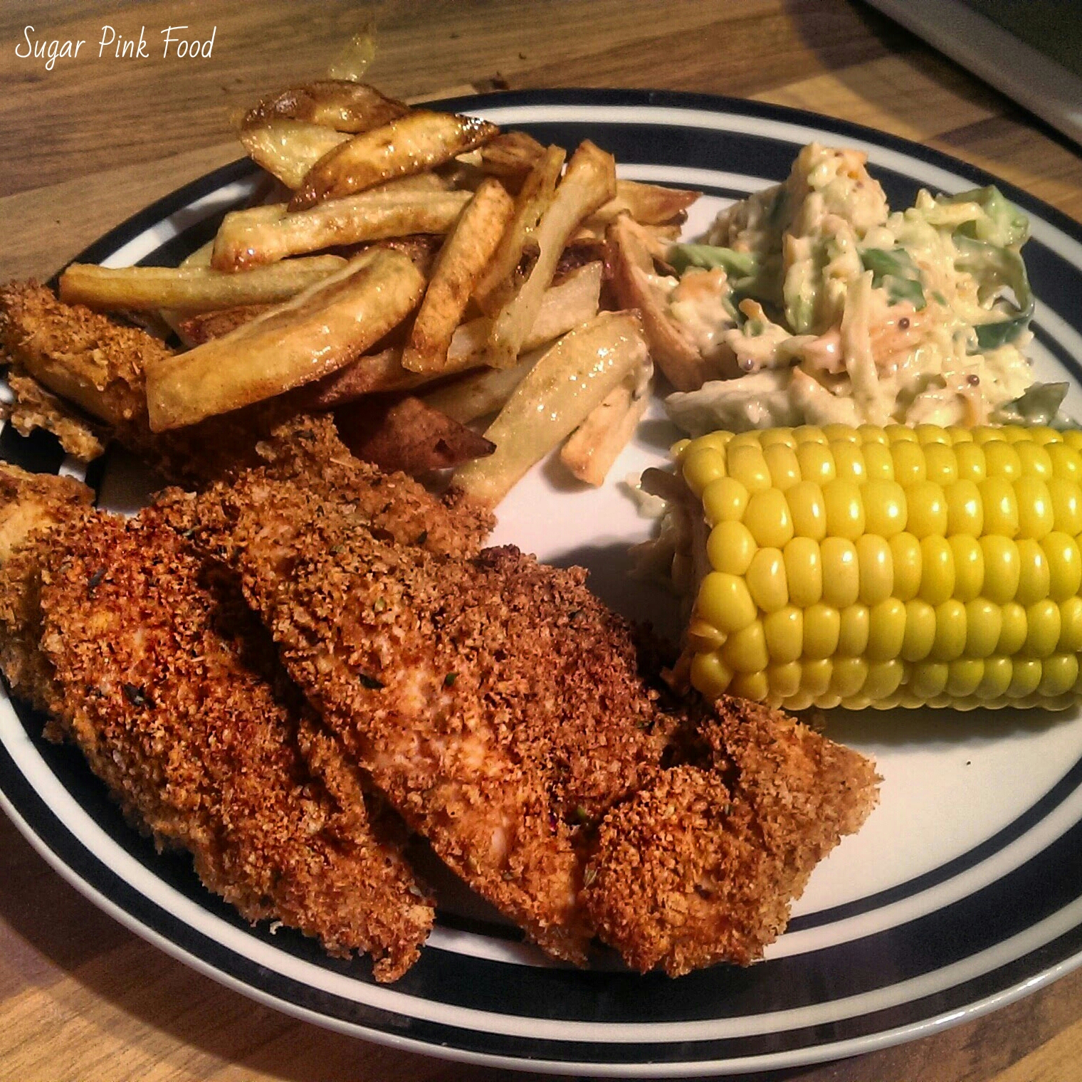 Sugar Pink Food Recipe Slimming World KFC Style Chicken Fakeaway