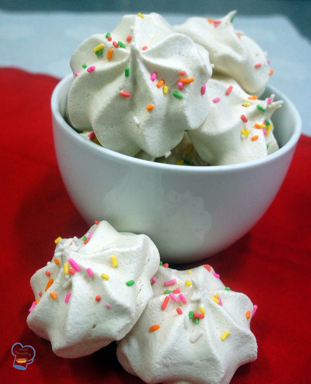 Pinay Panadera's Culinary Adventures Meringue Cookie Topped With Sprinkles