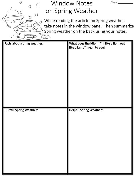 Teaching Reading in the Content Areas using Summarizing Little Priorities