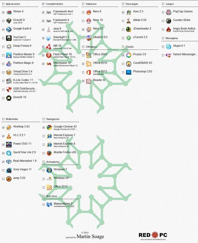 WPI 2015 Pack programas autoinstalables Español WPI 2015 Pack programas autoinstalables Español