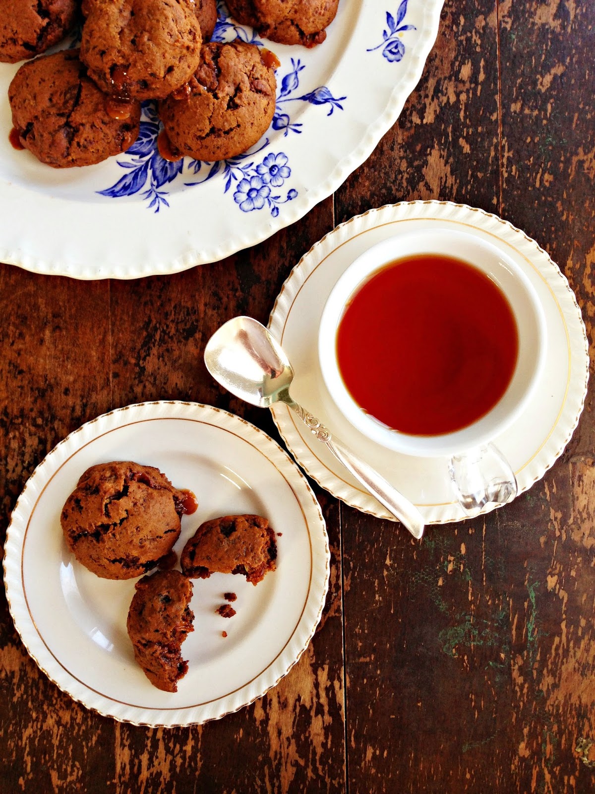 sweetsugarbean Sticky Toffee Lentil Cookies with Dark Chocolate Chunks