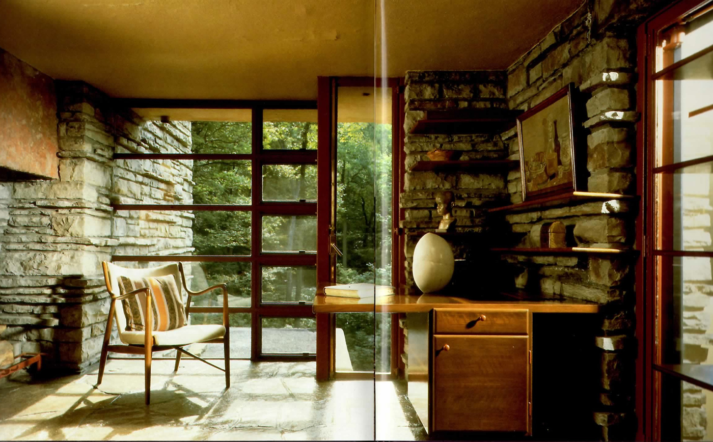 cathy hunt blog open book Frank Lloyd Wright's Falling Water