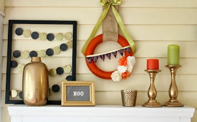 Halloween Mantel and 5 Must-Try Crafts for Halloween | #halloween #crafts #diy #holiday 