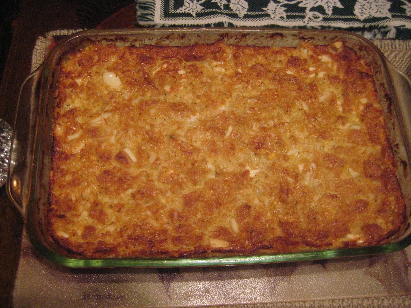 Jillian's Kitchen Creations Crab Soufflé with Broccoli Casserole