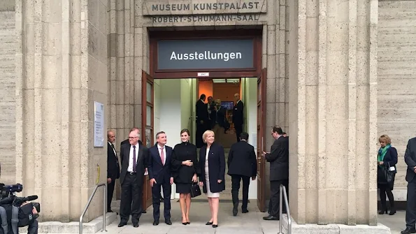  Queen Letizia with Hannelore Kraft and museum director Beat Wismer and mayor Thomas Geisel attends the opening of exhibition "Zurbaran" at Museum Kunstpalast in Dusseldorf