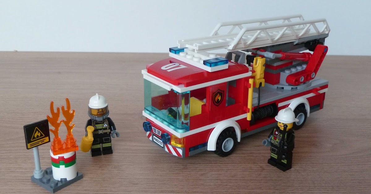 lego 60107 city fire ladder truck
