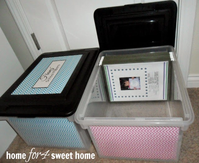 Home For4 Sweet Home Organized School Papers Storage