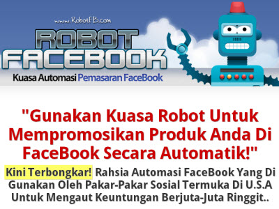 Robot FaceBook - Hamba Pemasaran Anda!