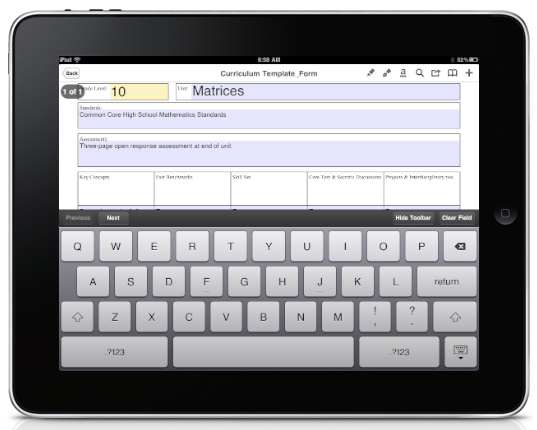 Teacher Evaluation & the iPad Revolution: PDF & Google Forms