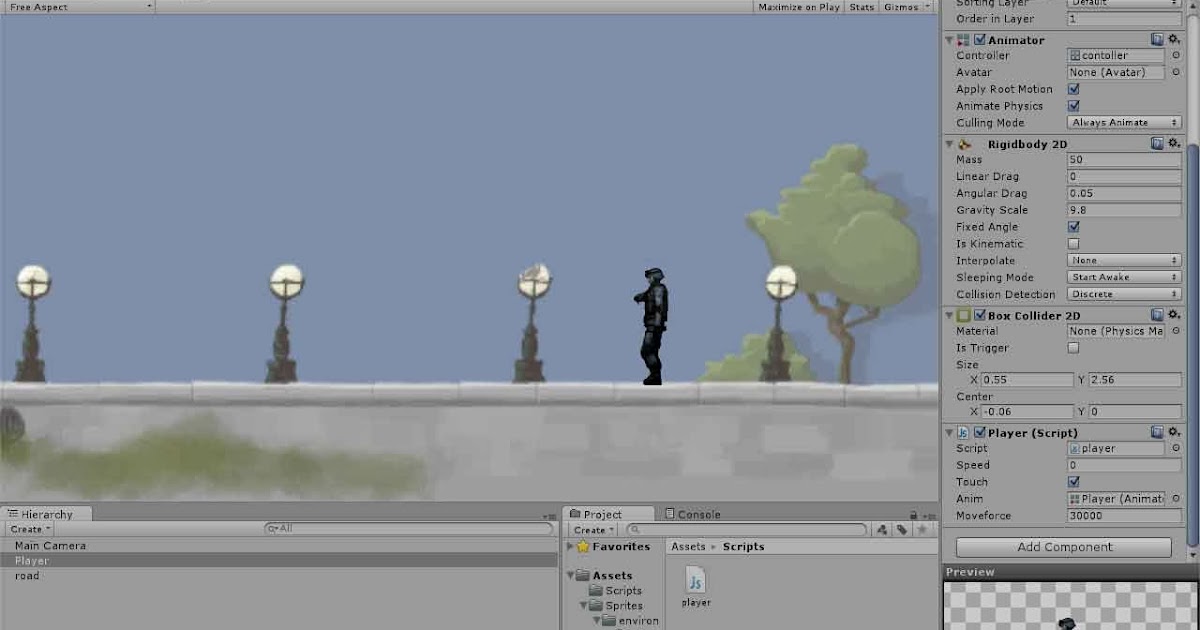 free unity character
