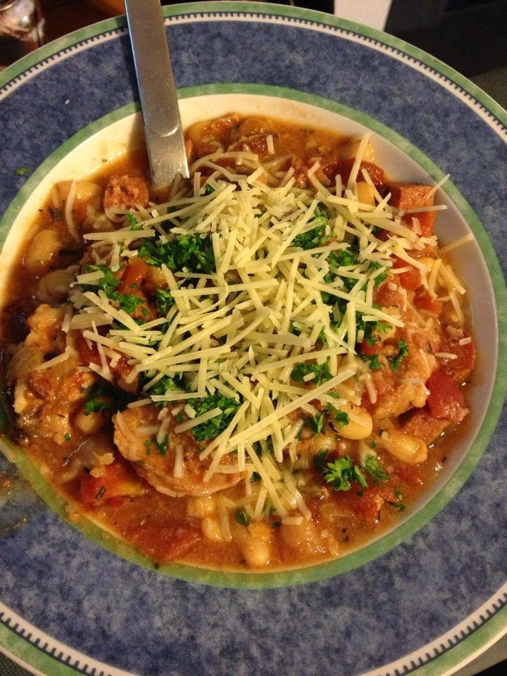 Al's Recipe Reviews Smoked Sausage Cassoulet