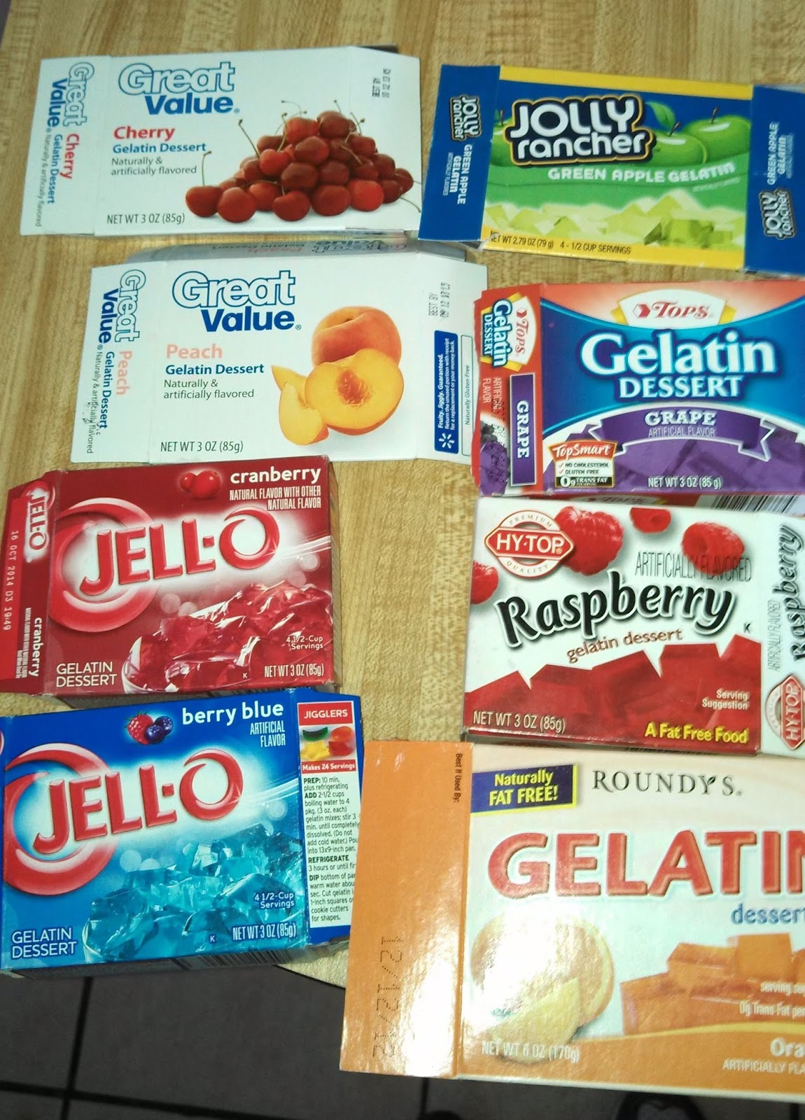 How interesting! Confetti Jello from March