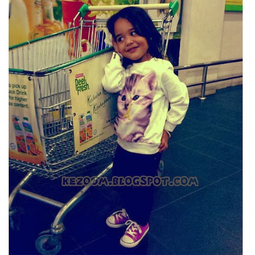 14 Aksi Terkini Dari Si Comel Keisha Anak Nabila
